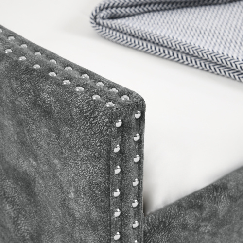 The Full-size Sofa Bed Features A Double-sized Upholstered Tufted Sofa Bed On Wheels Unavailable for- Temu - Image 7