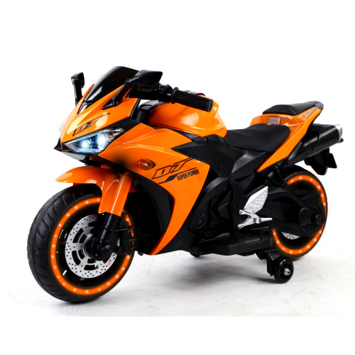 Kids Motorcycle 12V Motorcycle For Kids 3 4 5 6 Years Boys Girls 12v7ah Kids Motorcycle Ride On Toy With Training Wheels Manual Throttle Drive By Hand Lighting Wheels only US shipping - Image 5