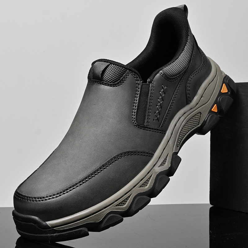 Rubber Wear-resistant Men's Casual Leather Shoes - Image 7