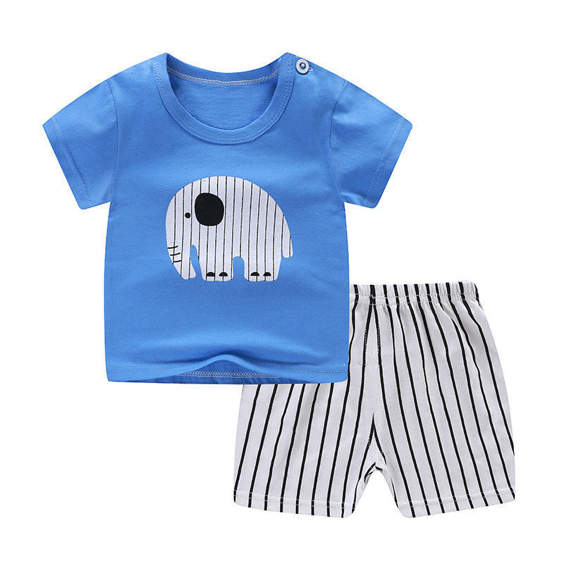 Summer Infant Newborn Baby Boy Clothes Children Clothing Set for Girls Kids T-Shirt Shorts 2PCS Outfits Cotton Casual Clothes - Image 4