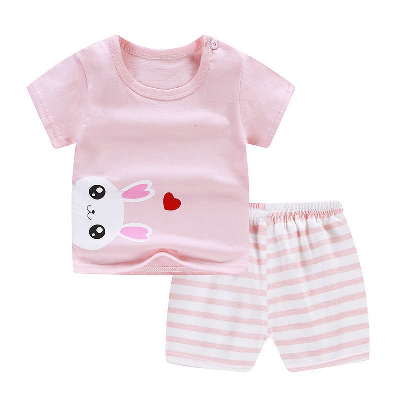 Summer Infant Newborn Baby Boy Clothes Children Clothing Set for Girls Kids T-Shirt Shorts 2PCS Outfits Cotton Casual Clothes - Image 3