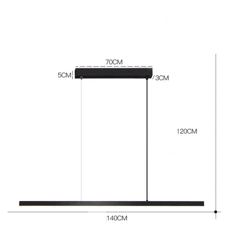 Nordic Minimalist Restaurant Chandelier Modern - Image 3