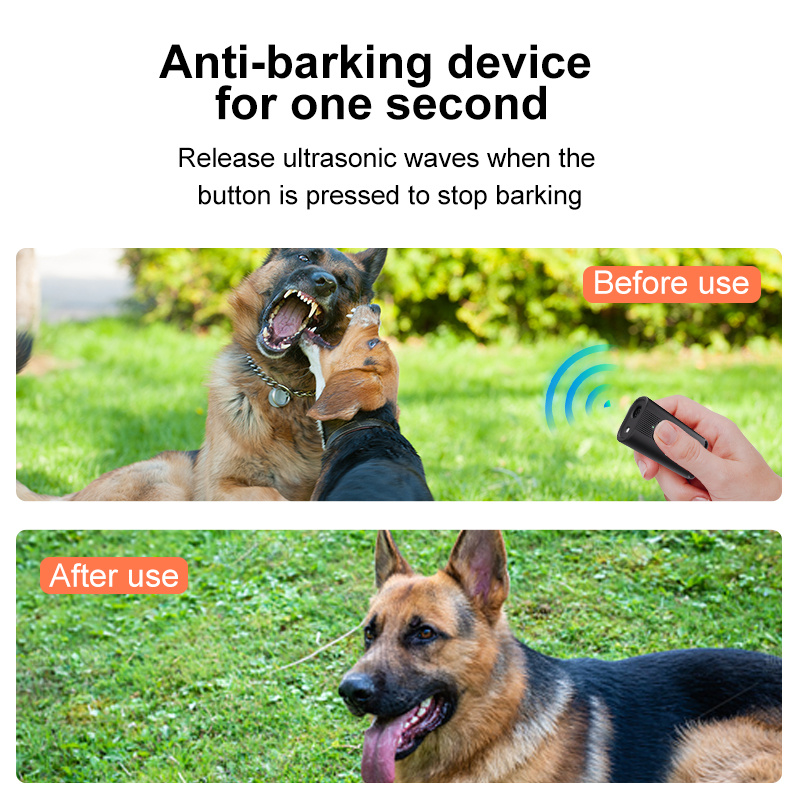 Dog Bark Deterrent Device, Portable Mini Dog Repeller, USB Rechargeable, Anti-barking Training Device With Flashing Light, Small And Exquisite - Image 6