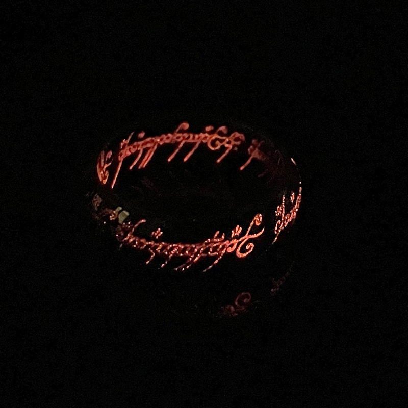 Jewelry Titanium Steel Personality Ring - Image 3