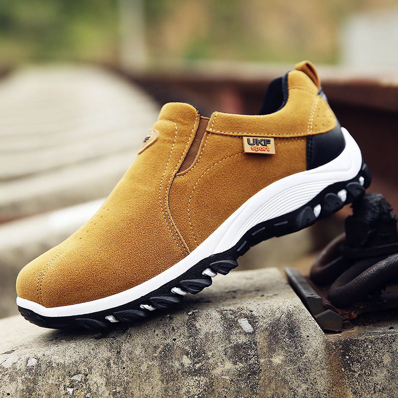 Work or Hiking Non-slip Wear-resistant Hiking Shoes Outdoor Men's Shoes Lazy Shoes - Image 2