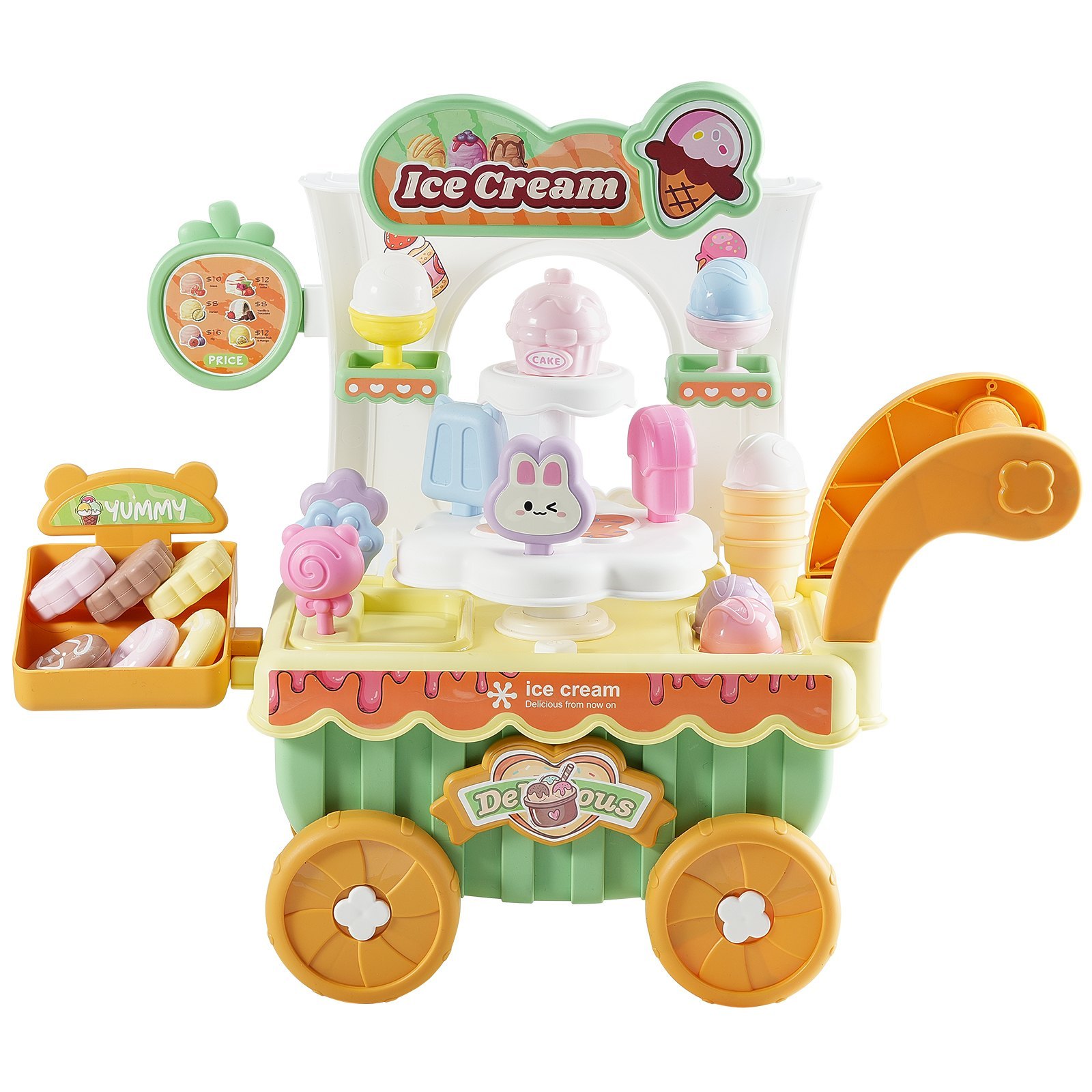 Ice Cream Cart For Kids Pretend Play Ice Cream Shop For Kids only US shipping - Image 5