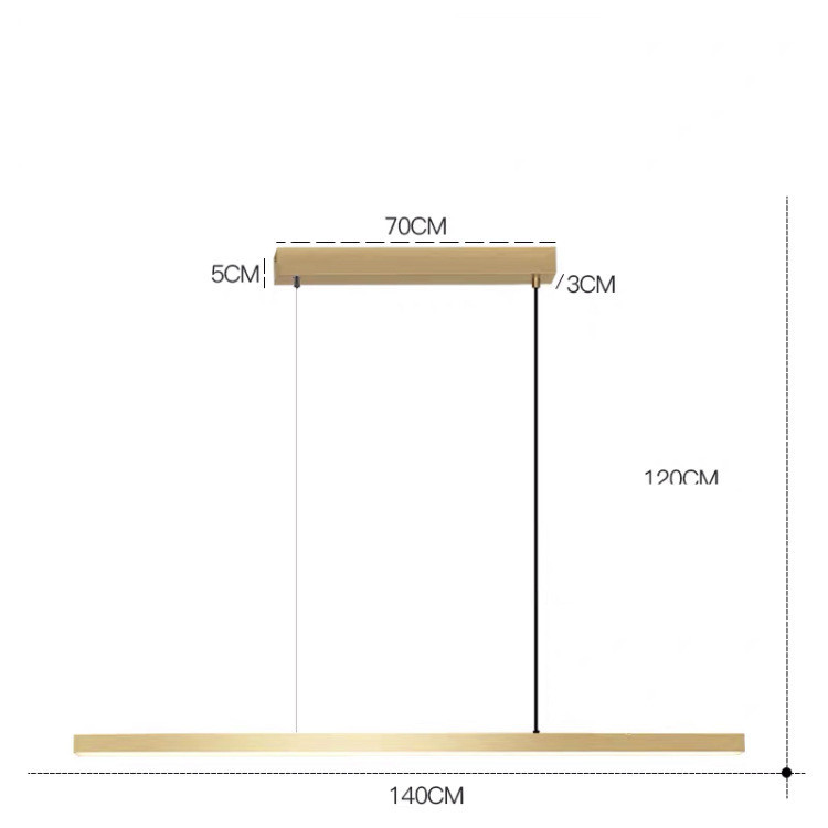 Nordic Minimalist Restaurant Chandelier Modern - Image 4