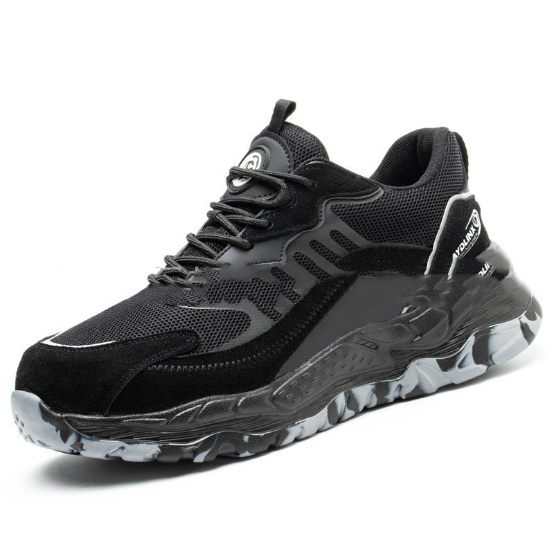 Safety shoe Men's Anti Impact Breathable And Anti Slip Labor Protection Shoes - Image 5
