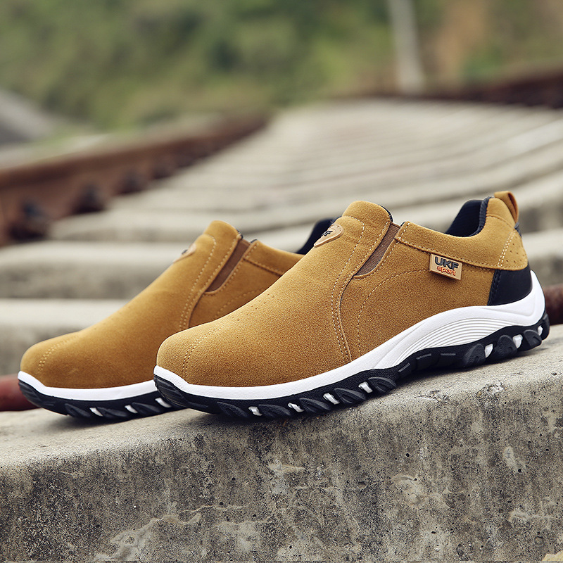 Work or Hiking Non-slip Wear-resistant Hiking Shoes Outdoor Men's Shoes Lazy Shoes - Image 5