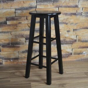 Solid Wood Chair Round Stool High Stool Please note this product is oversized. The actual shipping cost may be higher.