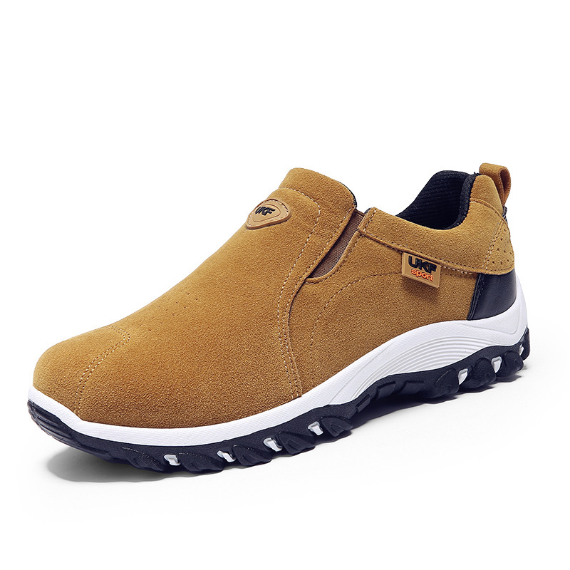 Work or Hiking Non-slip Wear-resistant Hiking Shoes Outdoor Men's Shoes Lazy Shoes - Image 3