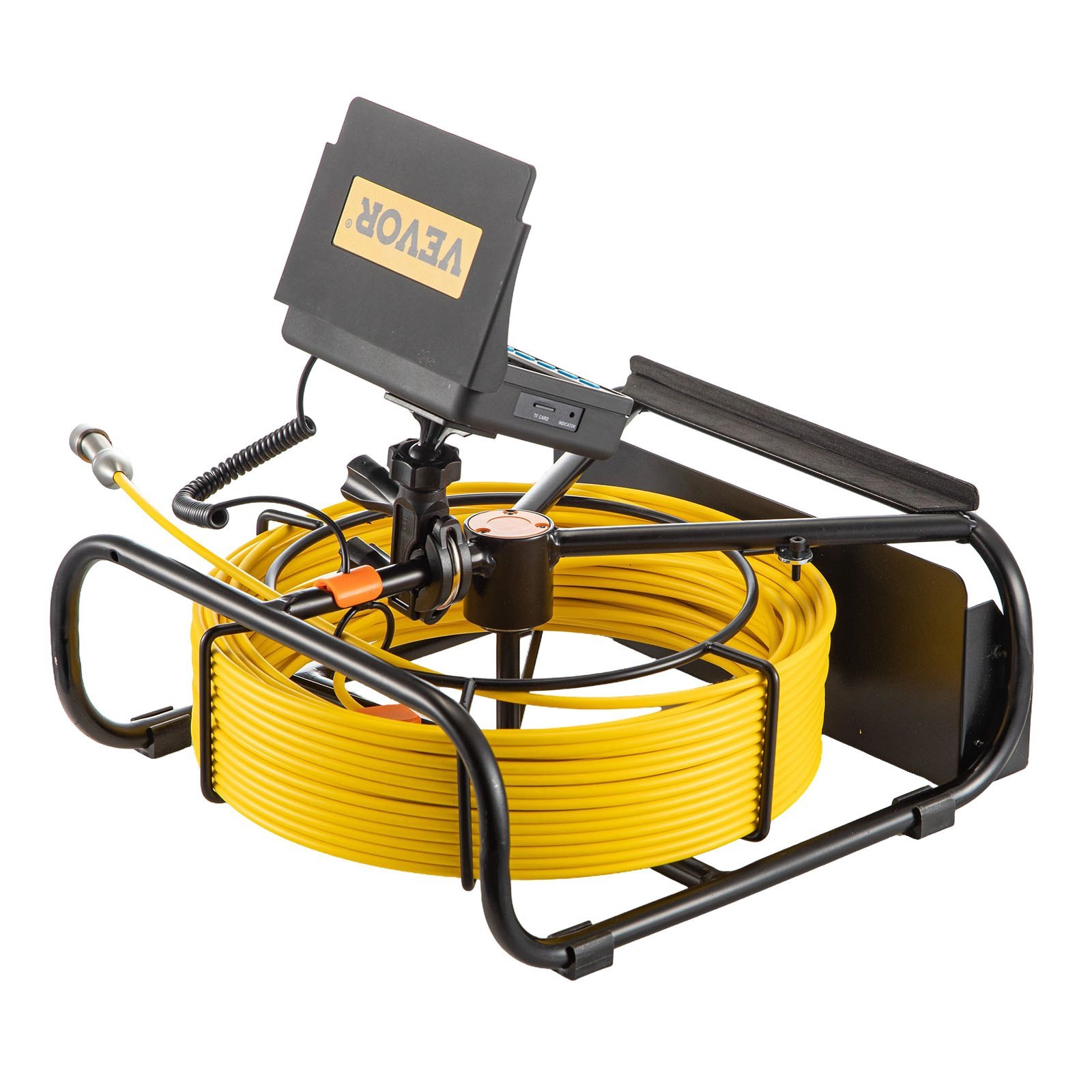 Sewer Camera, Pipe Drain Inspection Camera With DVR Function And LED Lights, Waterproof IP68 Borescope, Industrial Endoscope For Home Wall Duct Drain Pipe Plumbing Without Wheels - Image 2