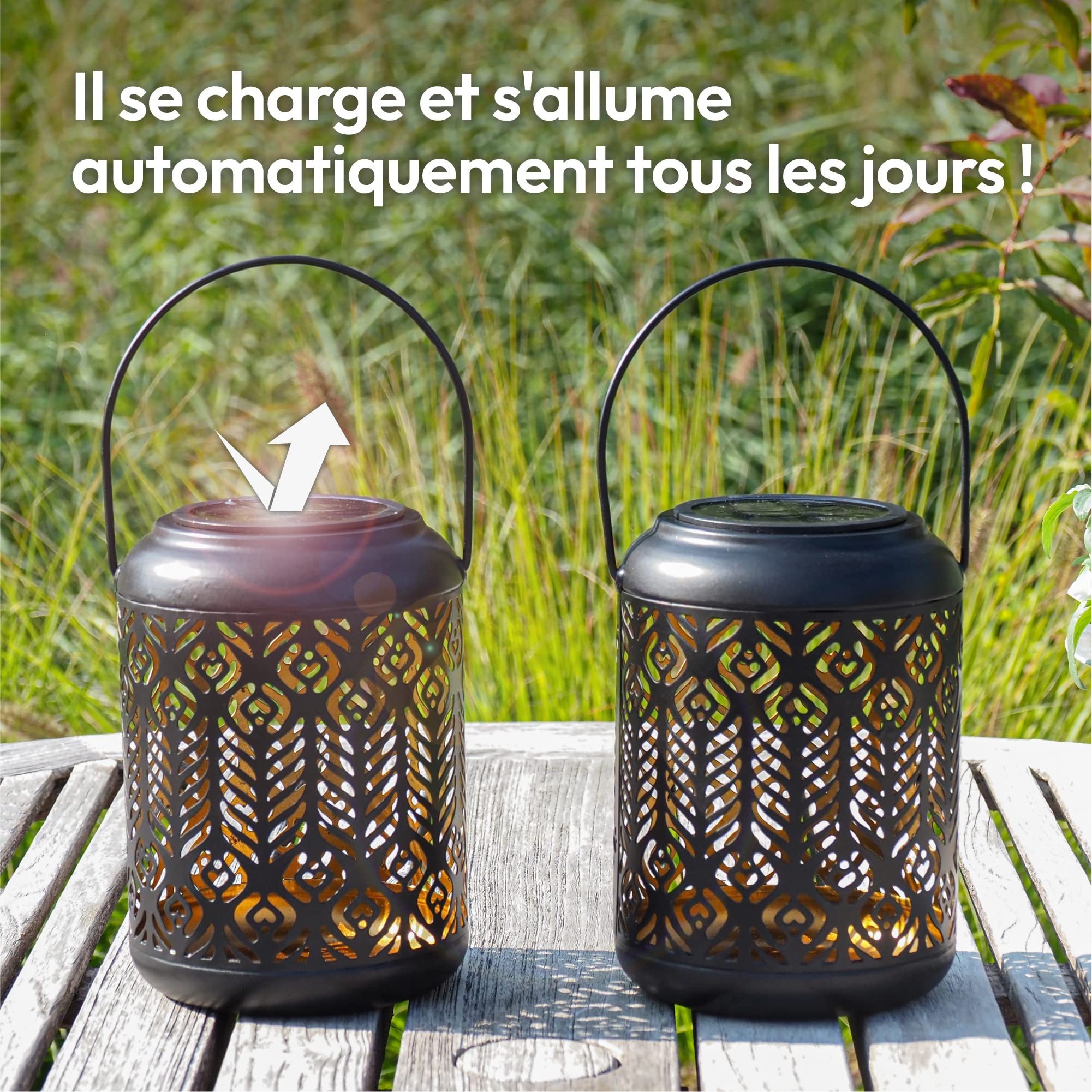 Iron Circular Solar Lamp - Image 5