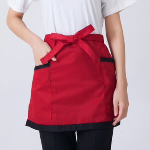 Fashion Color Matching Apron Work Clothes You should take it to the tailor.unisex hotel & restaurant