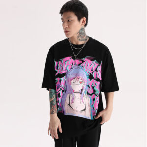 Round Neck Half Sleeves Street Fashion Couple Half Sleeves unisex