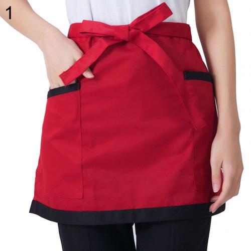Fashion Color Matching Apron Work Clothes You should take it to the tailor.unisex hotel & restaurant - Image 3