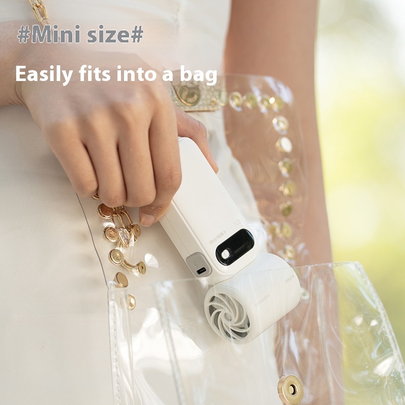 Small Hurricane Turbine Electric Fan Portable Fan High Speed Small Handheld Fan - Image 5