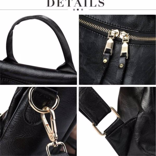 PU Leather Backpack - No Delivery On Weekends - Prohibited Sales Platforms - Temu, Walmart - Image 3