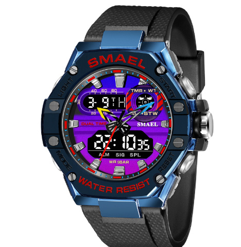 Digital Alloy Electronic Watch Men - Image 5