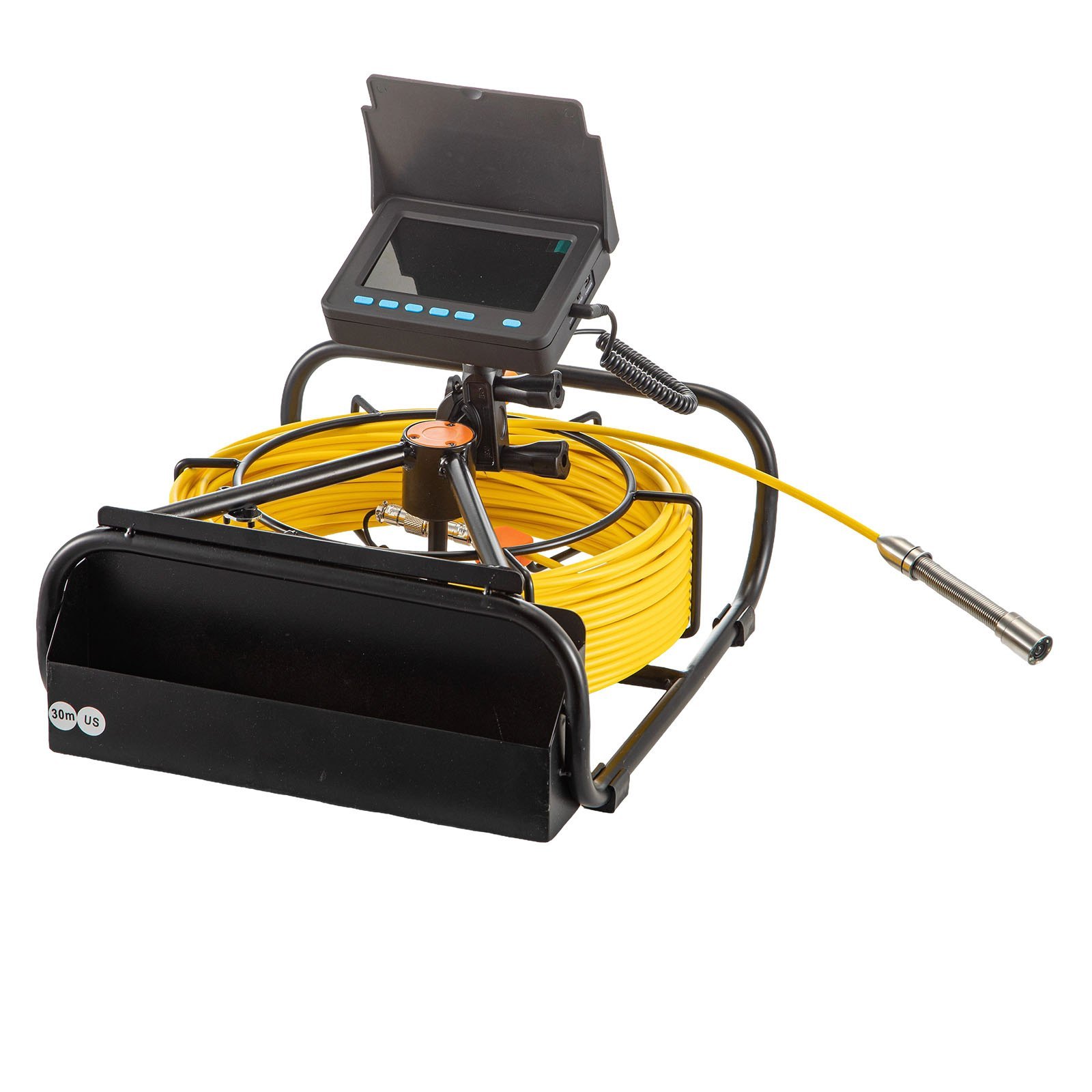 Sewer Camera, Pipe Drain Inspection Camera With DVR Function And LED Lights, Waterproof IP68 Borescope, Industrial Endoscope For Home Wall Duct Drain Pipe Plumbing Without Wheels - Image 5