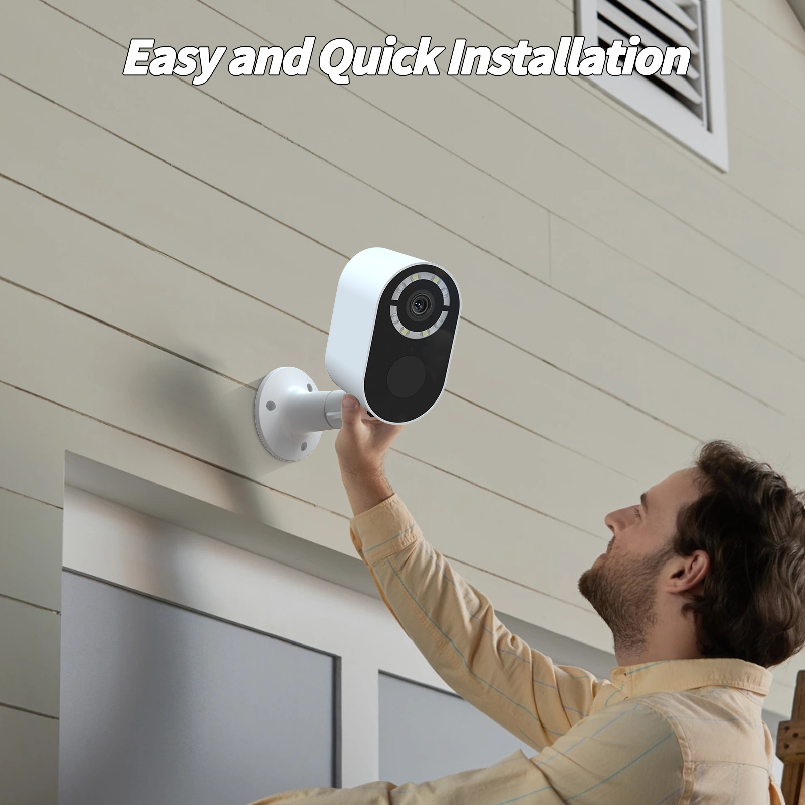 Solar Battery Security Camera Wireless Wifi CCTV Solar Powered Camera Surveill Camera Outdoor - Image 4