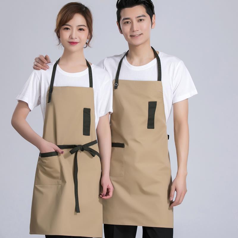 Restaurant Restaurant Kitchen Fashion Antifouling Clothing Apron Overalls - Image 8