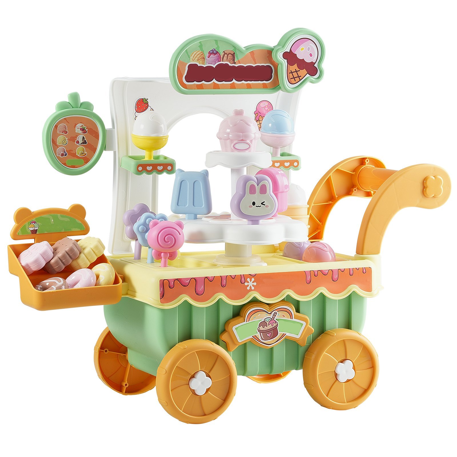 Ice Cream Cart For Kids Pretend Play Ice Cream Shop For Kids only US shipping - Image 4