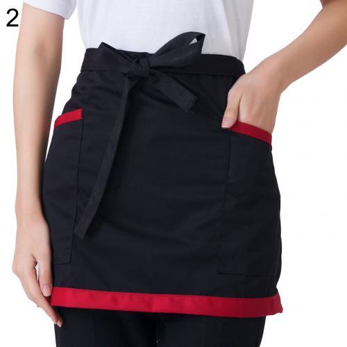 Fashion Color Matching Apron Work Clothes You should take it to the tailor.unisex hotel & restaurant - Image 2