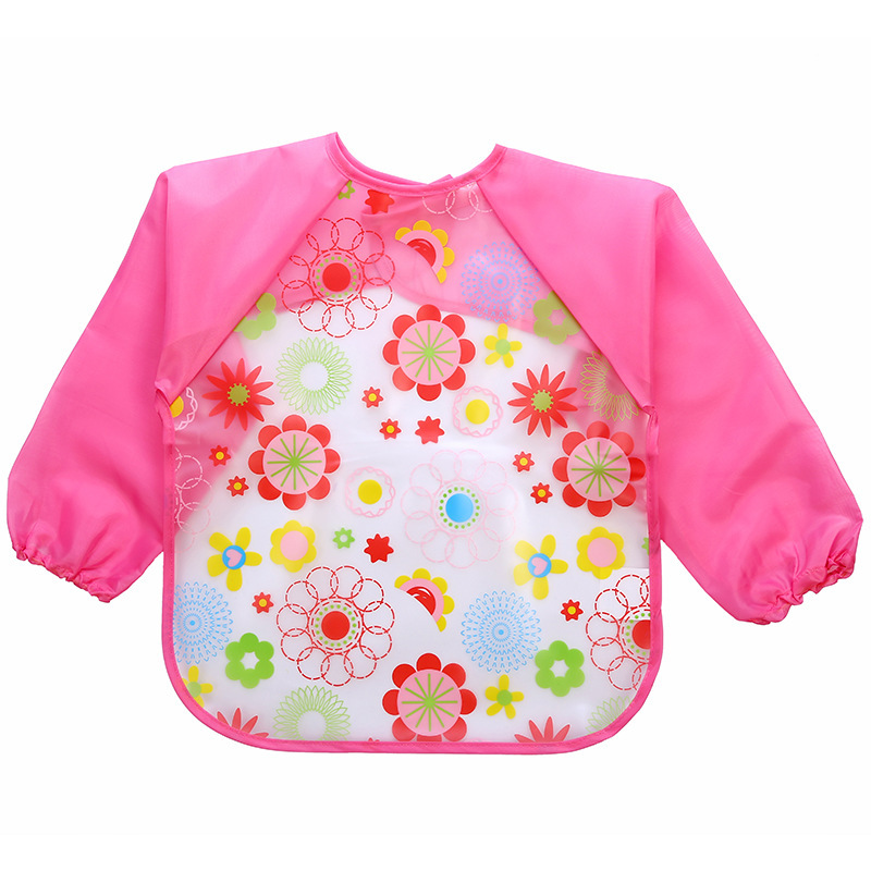 Children's Gown Long Sleeve Kids Waterproof Meal Baby Apron Painting Clothes Bib Protective Clothing - Image 7
