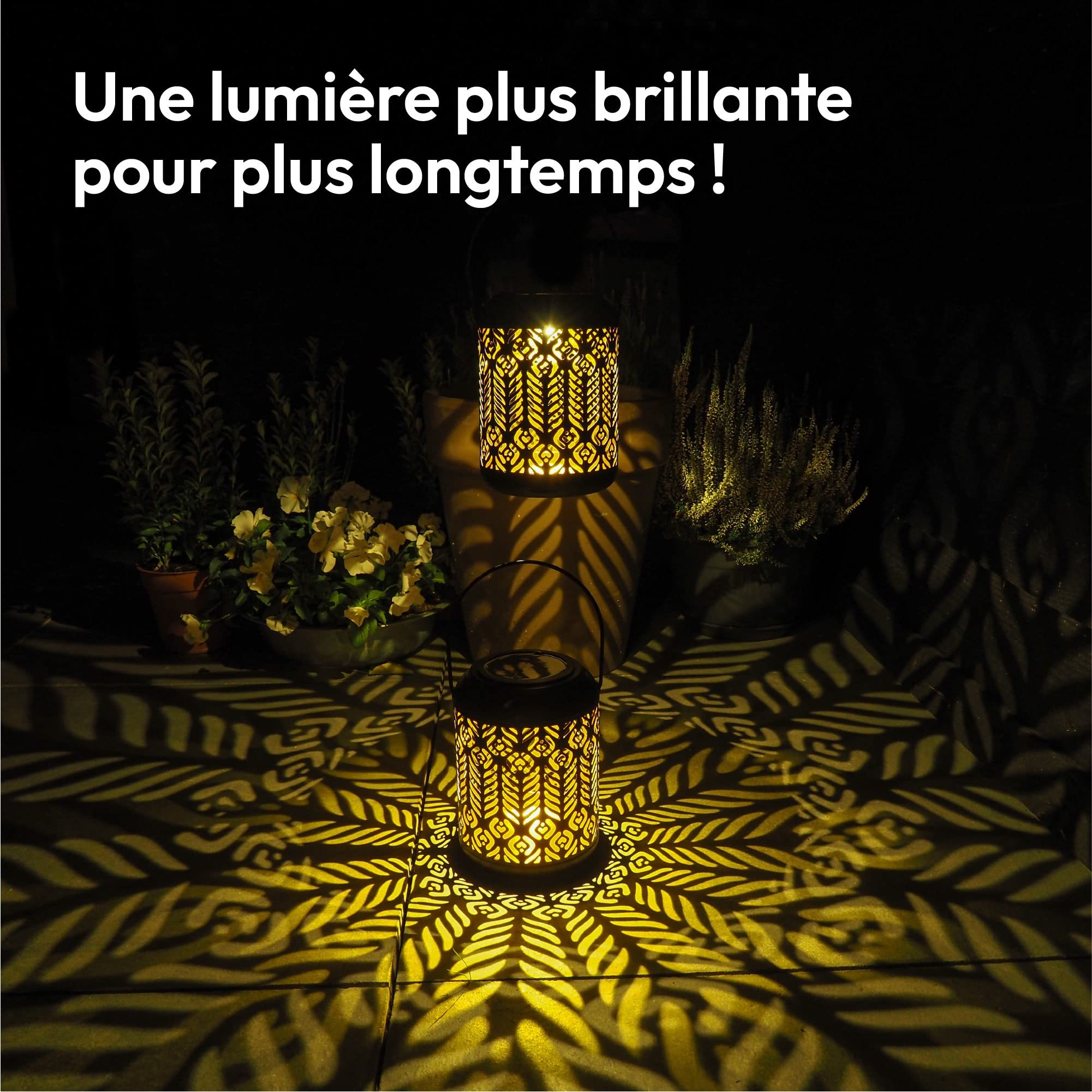 Iron Circular Solar Lamp - Image 3