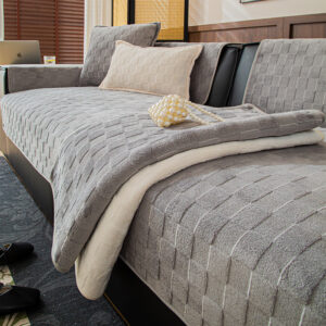 Sofa Cushion New Winter Plush Sofa Cover Cloth