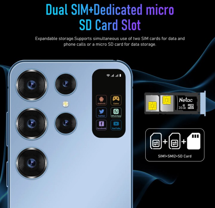 S23,24, 25 Ultra 16GB+1TB smartphone cell phone Dual SIM 5G Android Phone 6.8HD+ Display 48MP+72MP Camera Android 13 Mobile Fingerprint Face ID GPS - Image 7