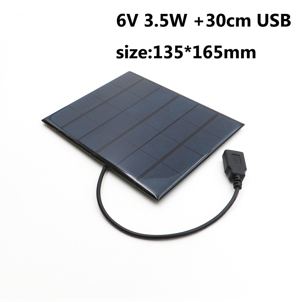 Solar Panel Fan Can Charge Mobile Phone read carefully the power level - Image 9