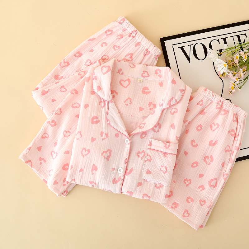 Women's Crepe Cotton Yarn Fashion Three-piece Set - Image 4