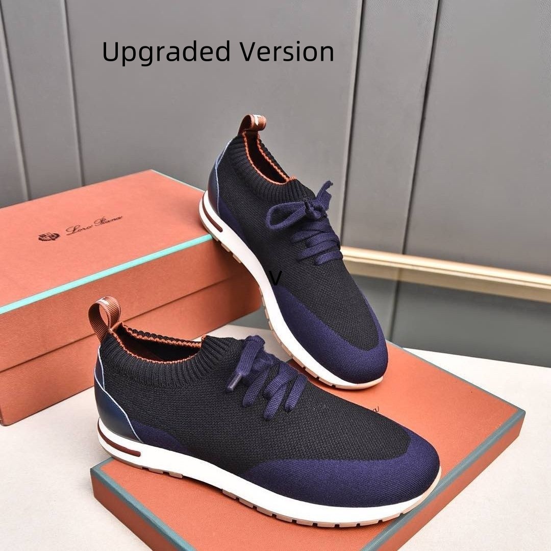 Sports Stitching Flying Woven Knit Breathable Men's Shoes super light - Image 8