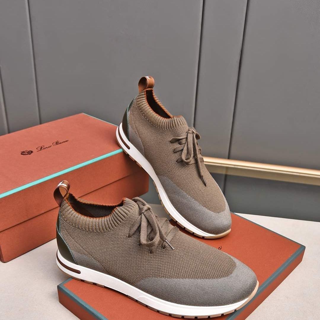 Sports Stitching Flying Woven Knit Breathable Men's Shoes super light - Image 9