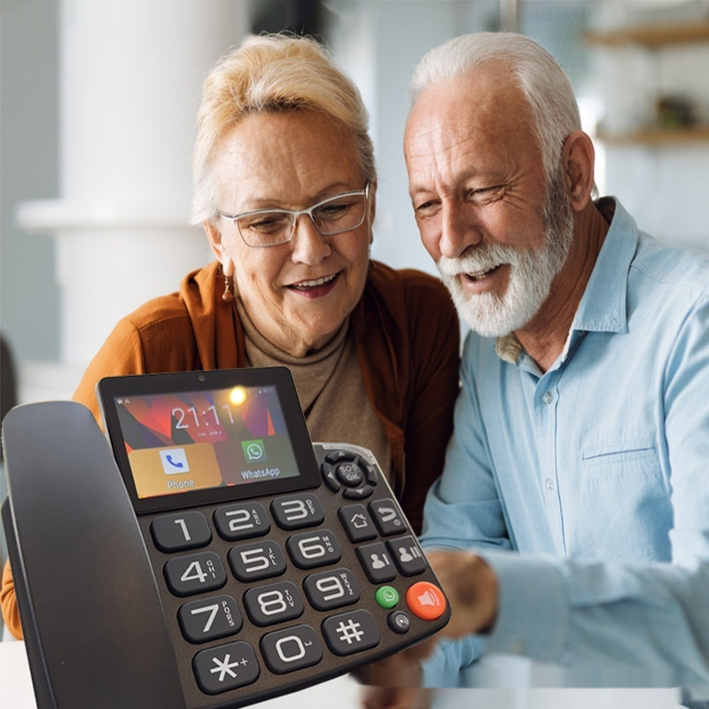 Insert Card Dual Card Touch Screen Telephone Landline Android System, office,home perfect